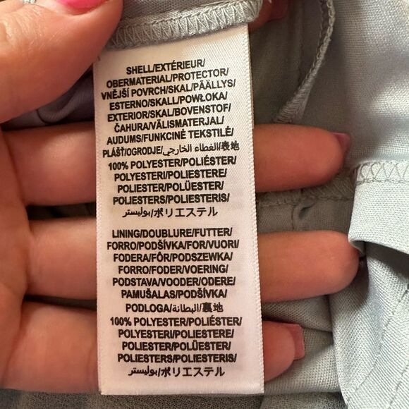 ADRIANNA PAPELL WOMEN'S BEADED COCKTAIL DRESS BLUE SIZE‎ 10 chiffon - Picture 6 of 6